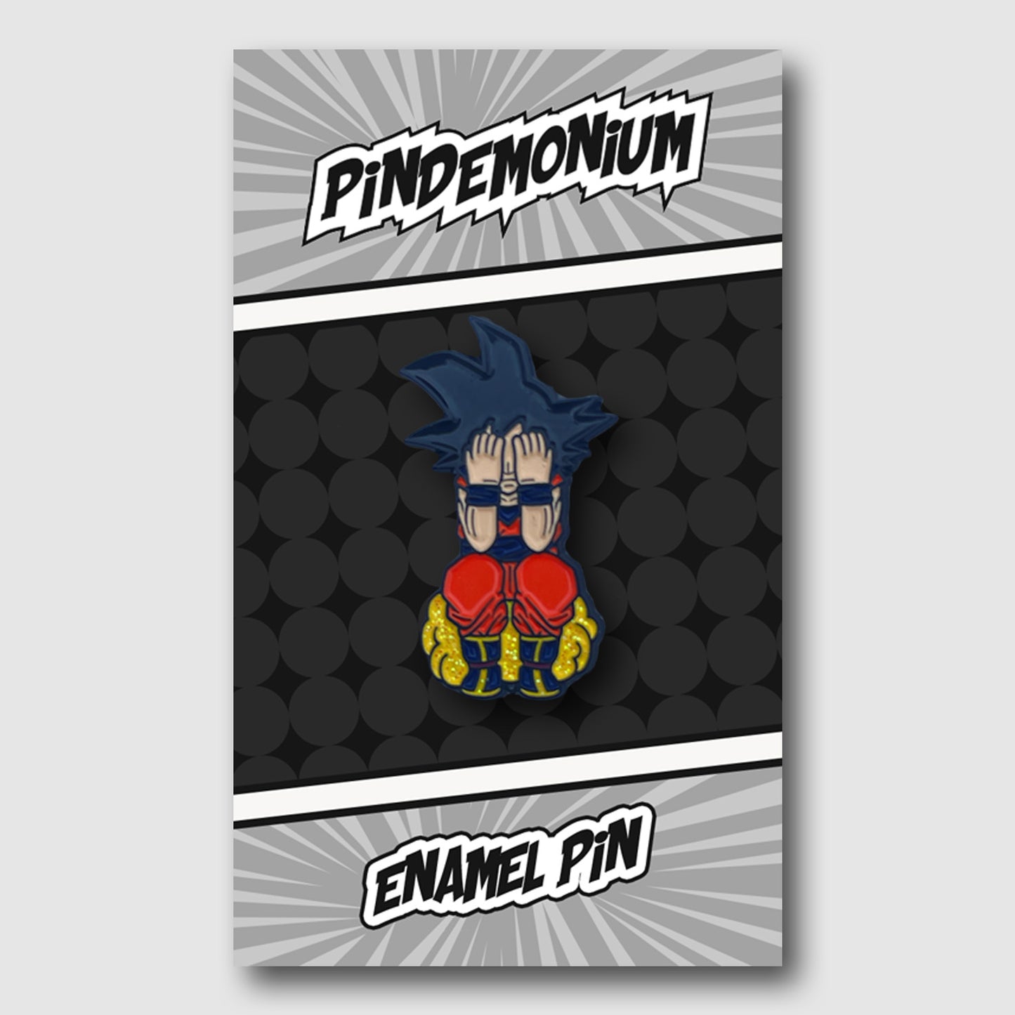 Goku Sitter 1.5' Soft Enamel Pin