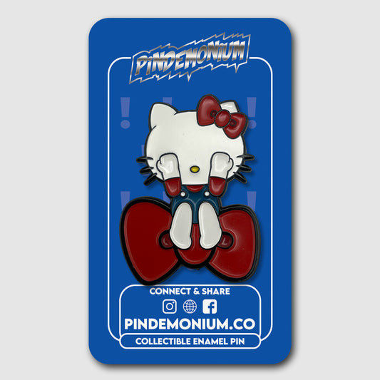 Hello Kitty Sitter 1.75' Soft Enamel Pin