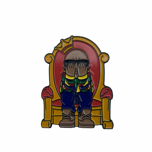 Biggie Sitter 1.75' Soft Enamel Pin
