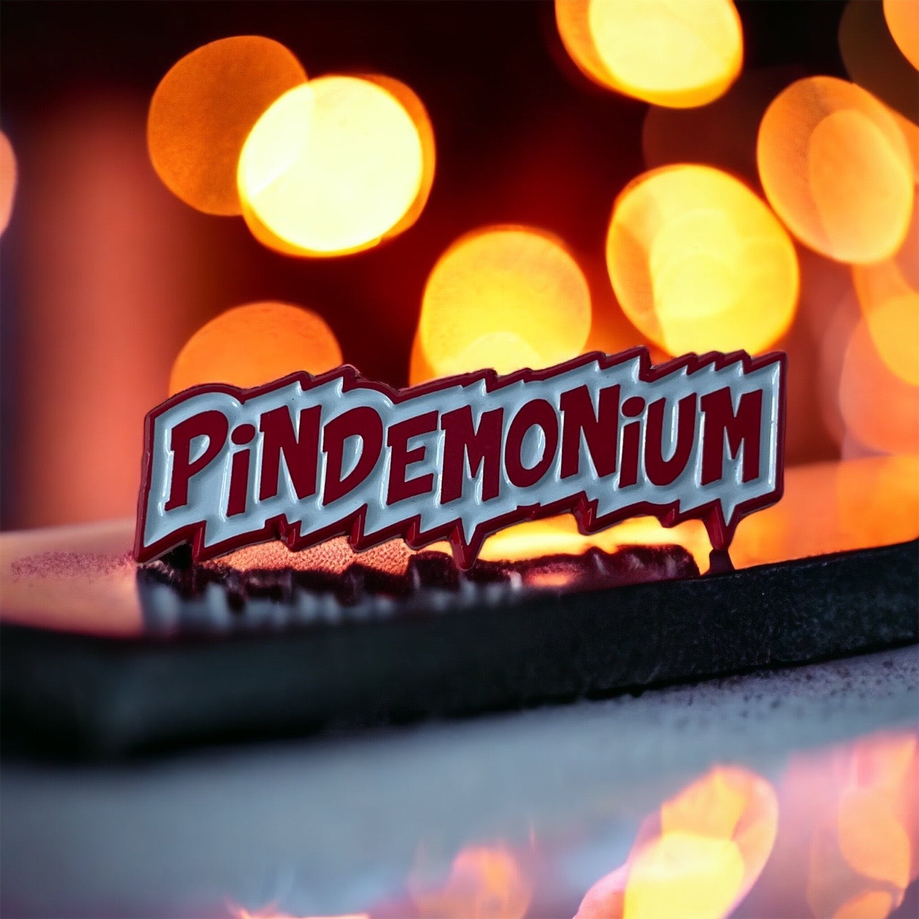 "Punch Logo" Soft Enamel Pin