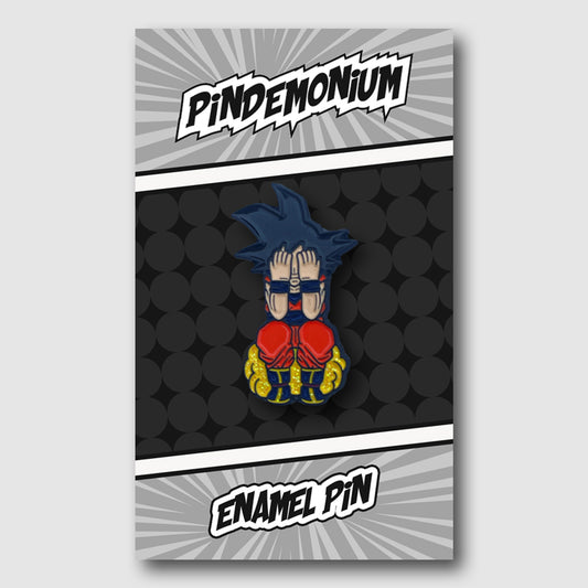 Goku Sitter 1.5' Soft Enamel Pin