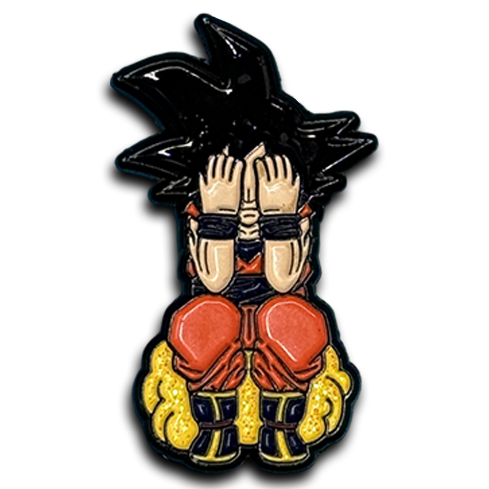 Goku Sitter 1.5' Soft Enamel Pin
