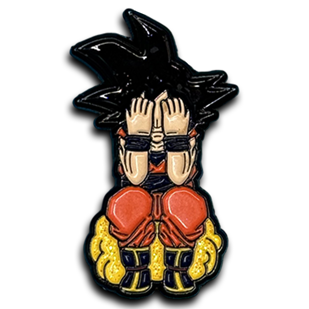 Goku Sitter 1.5' Soft Enamel Pin